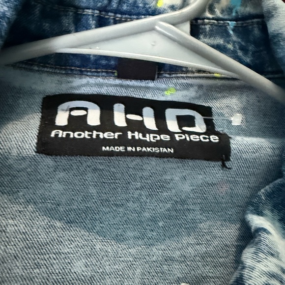 Kids Colorful Splatter Jean Jacket - Picture 2 of 3